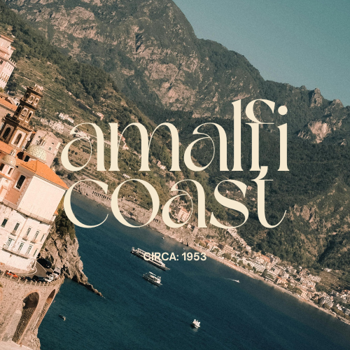 Amalfi Coast fragrance oil with Mediterranean citrus and luxe coastal inspired visuals for artisan candle making - The WanderLab Co.