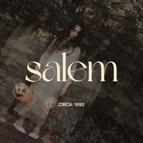 Salem fragrance oil with mysterious witchy and autumn spiced inspired visuals for artisan candle making - The WanderLab Co.