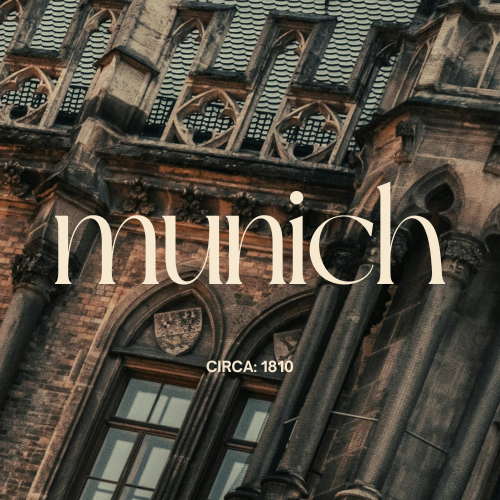 Munich fragrance oil with warm Bavarian Oktoberfest and roasted malt inspired visuals for artisan candle making - The WanderLab Co.