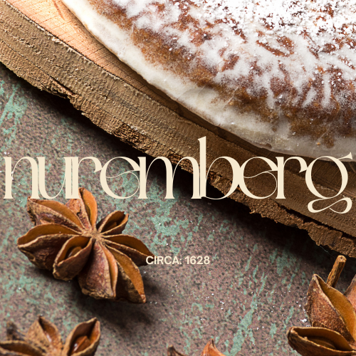 Nuremberg fragrance oil with historic Old Town cobblestone and medieval architecture inspired visuals for artisan candle making - The WanderLab Co.