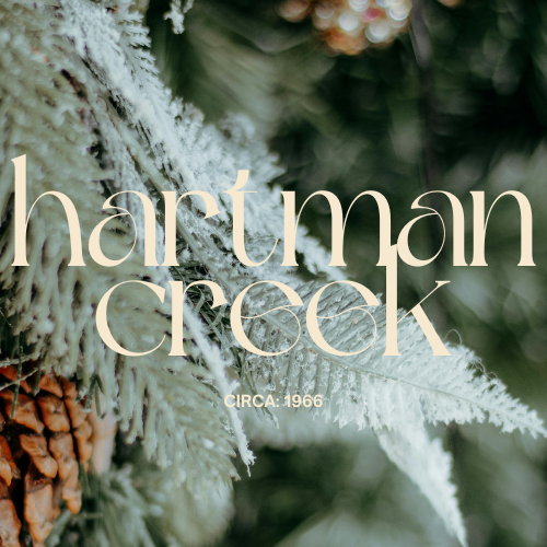 Hartman Creek fragrance oil with fresh pine and flowing creek inspired visuals for artisan candle making - The WanderLab Co.