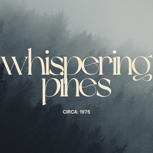 Whispering Pines fragrance oil with deep forest balsam and fresh evergreen inspired visuals for artisan candle making - The WanderLab Co.