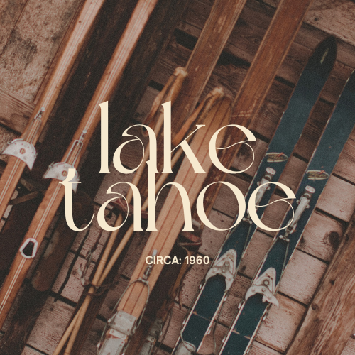 Lake Tahoe fragrance oil with alpine mountain and fresh evergreen inspired visuals for artisan candle making - The WanderLab Co.