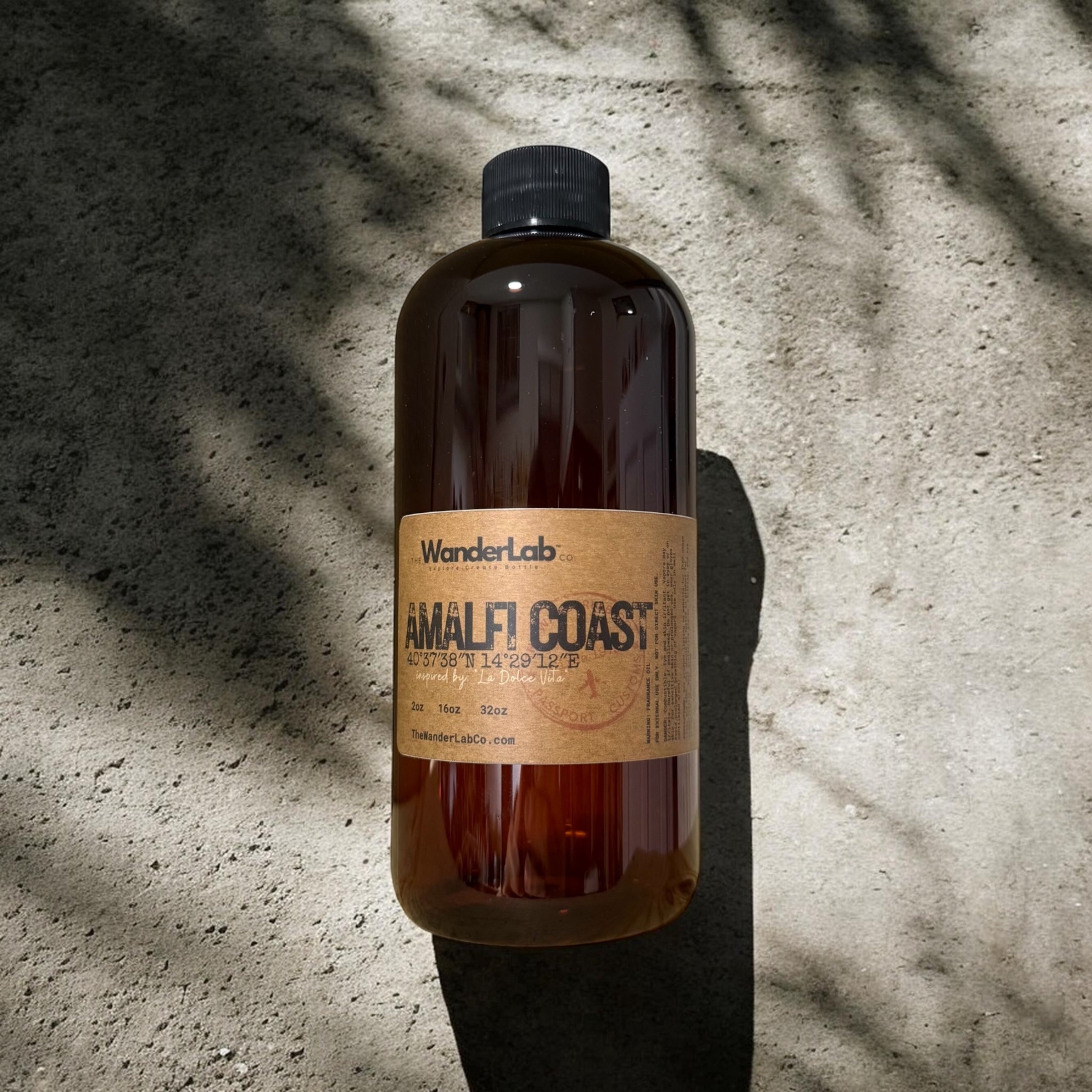 16oz bulk Amalfi Coast fragrance oil for small business supplies and professional crafting.