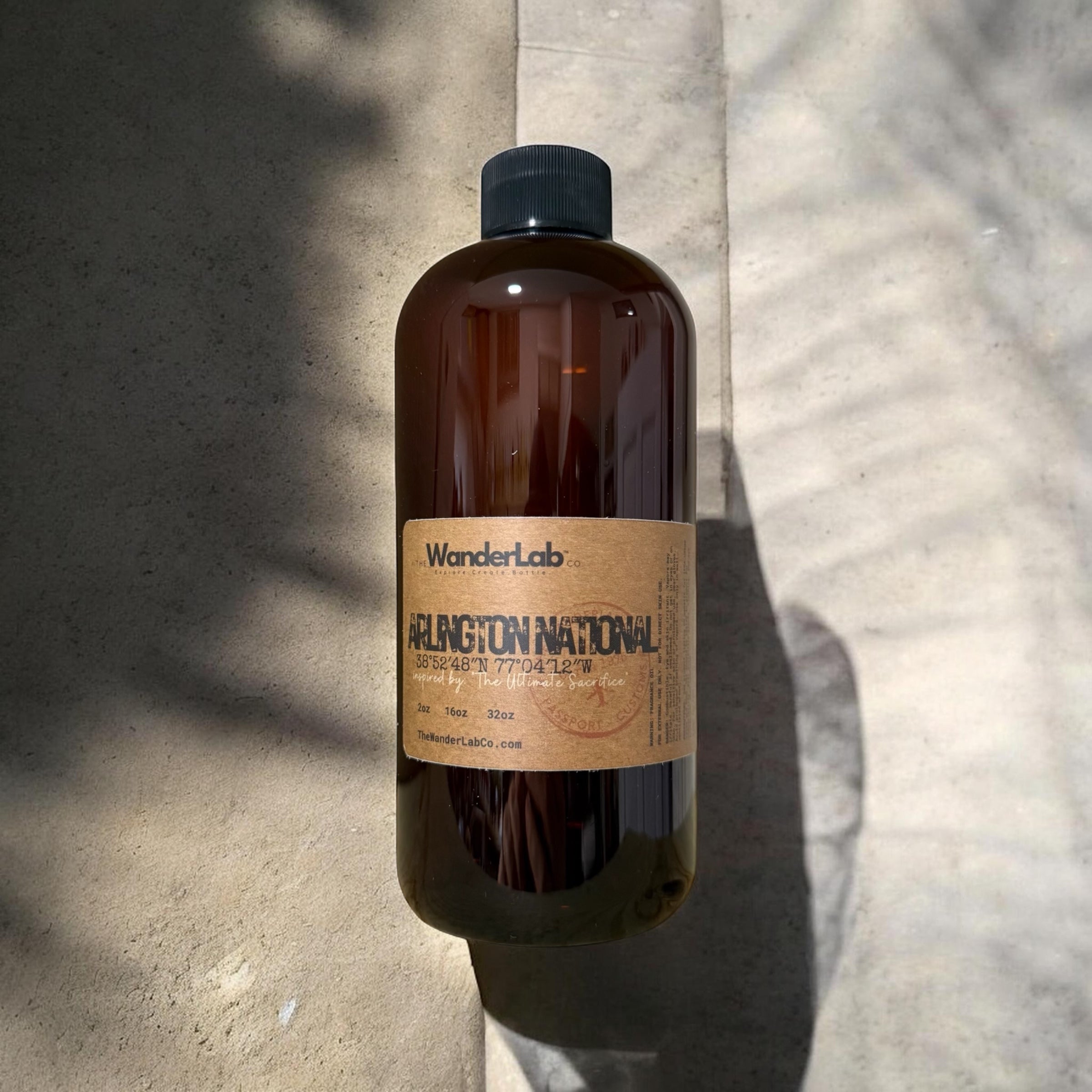 16oz bulk Arlington National fragrance oil for small business supplies and professional crafting.