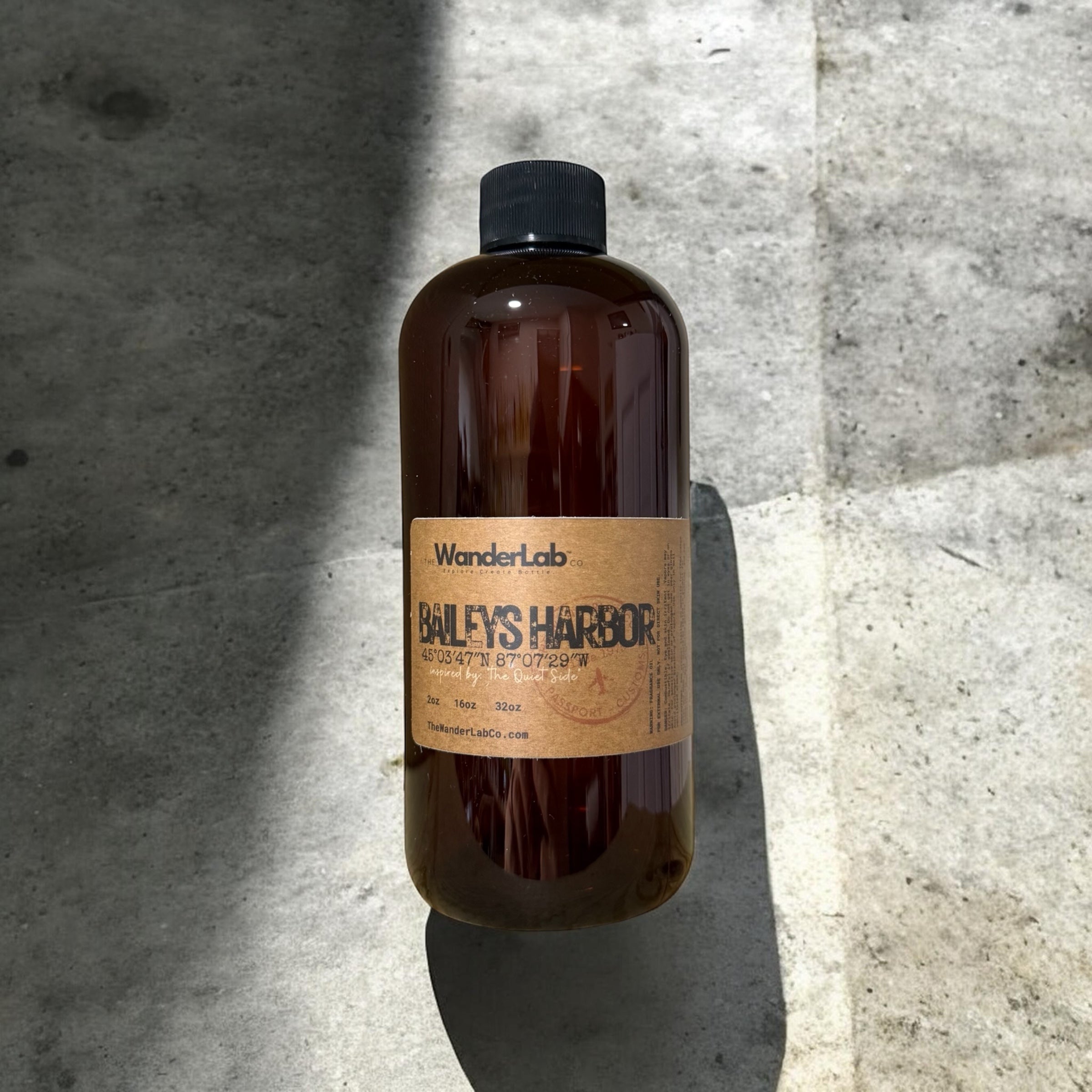 16oz bulk Baileys Harbor fragrance oil for small business supplies and professional crafting.