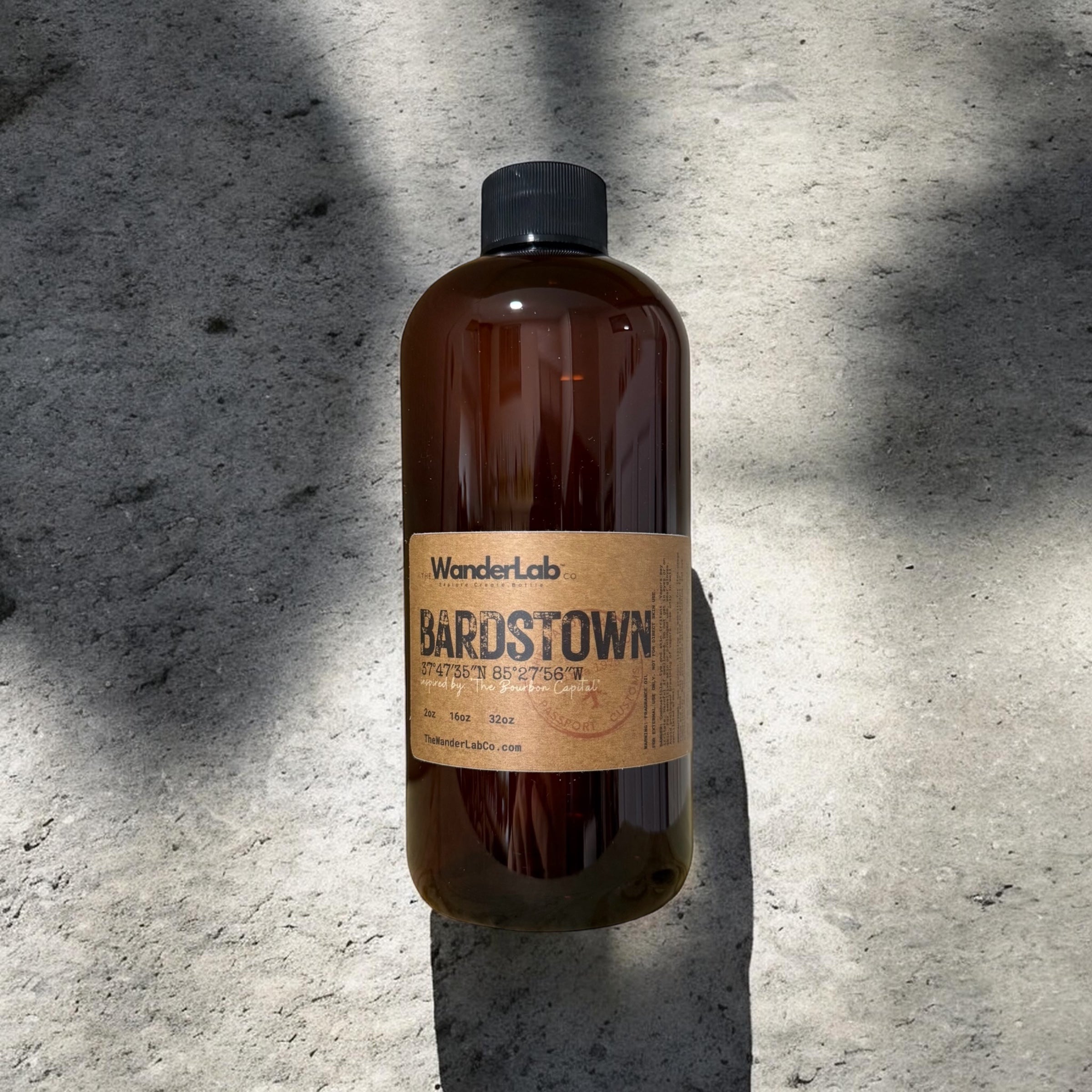 16oz bulk Bardstown fragrance oil for small business supplies and professional crafting.