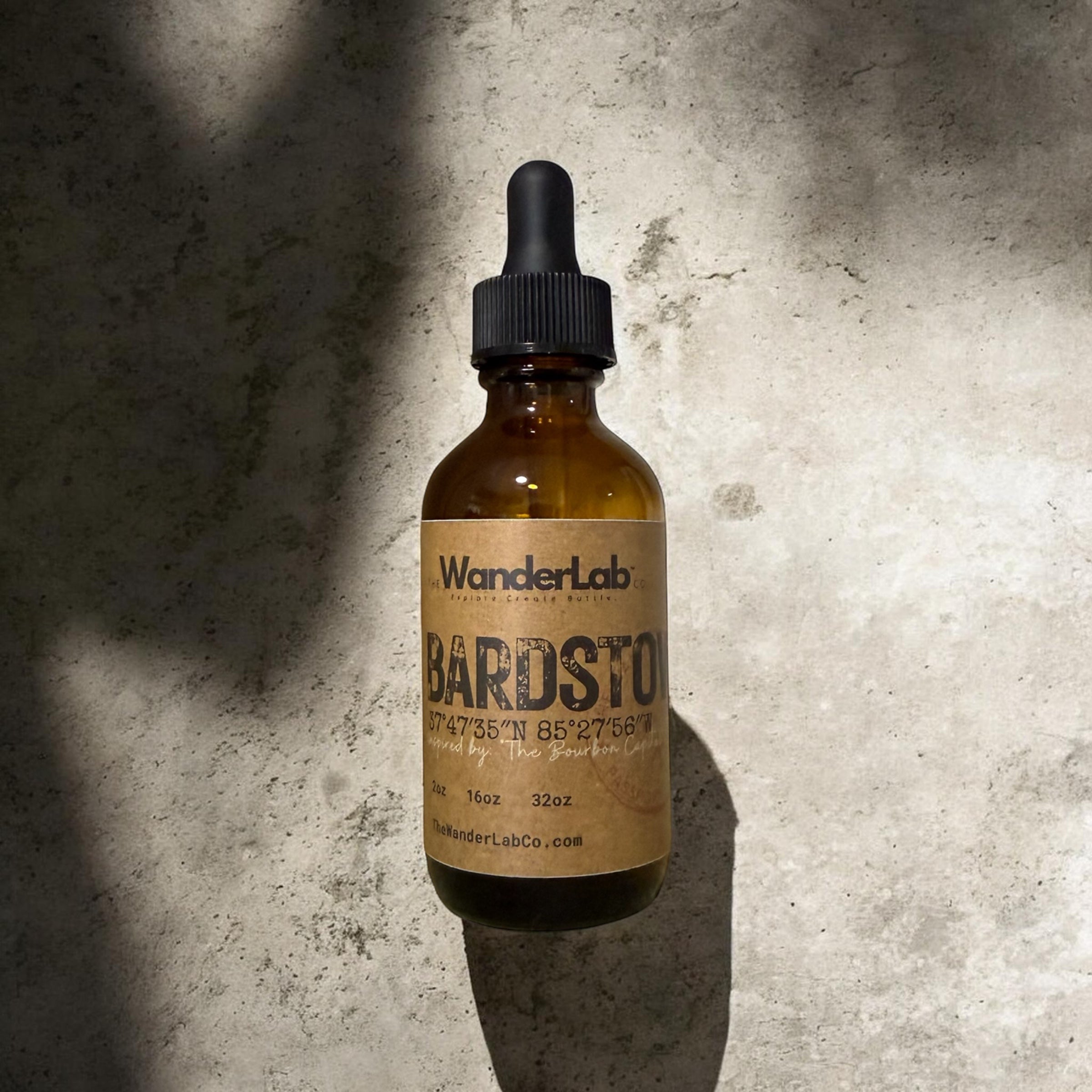 2oz sample size Bardstown fragrance oil for professional soap and candle makers.