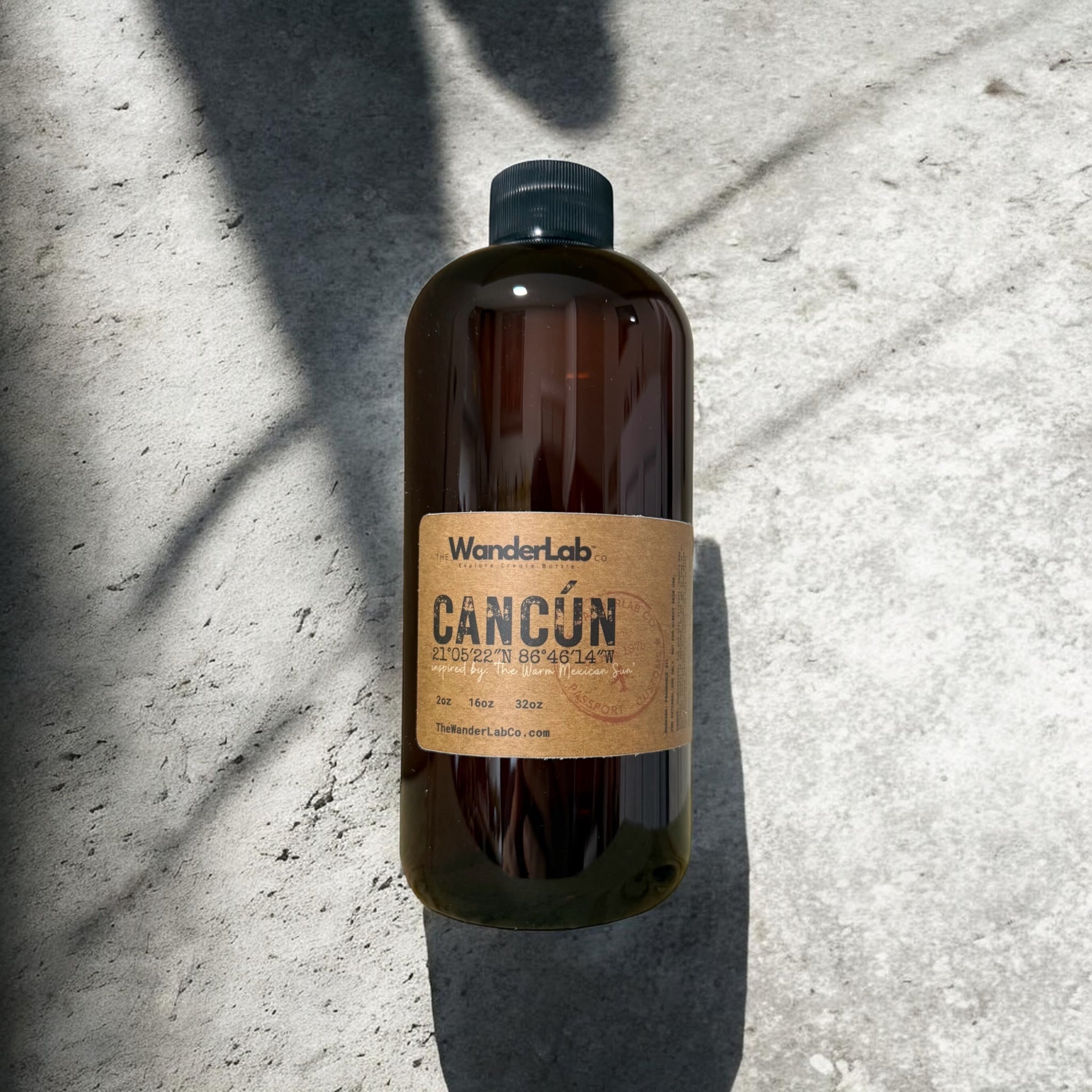 16oz bulk Cancun fragrance oil for small business supplies and professional crafting.