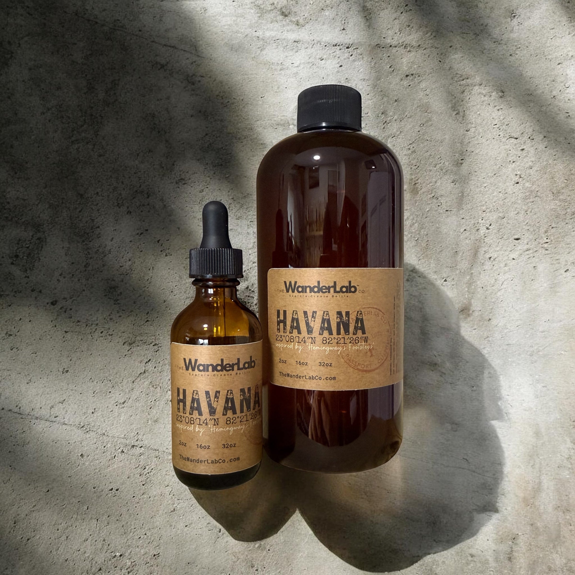 Wholesale Havana fragrance oil in 2oz and 16oz sizes for artisan makers - The WanderLab Co.