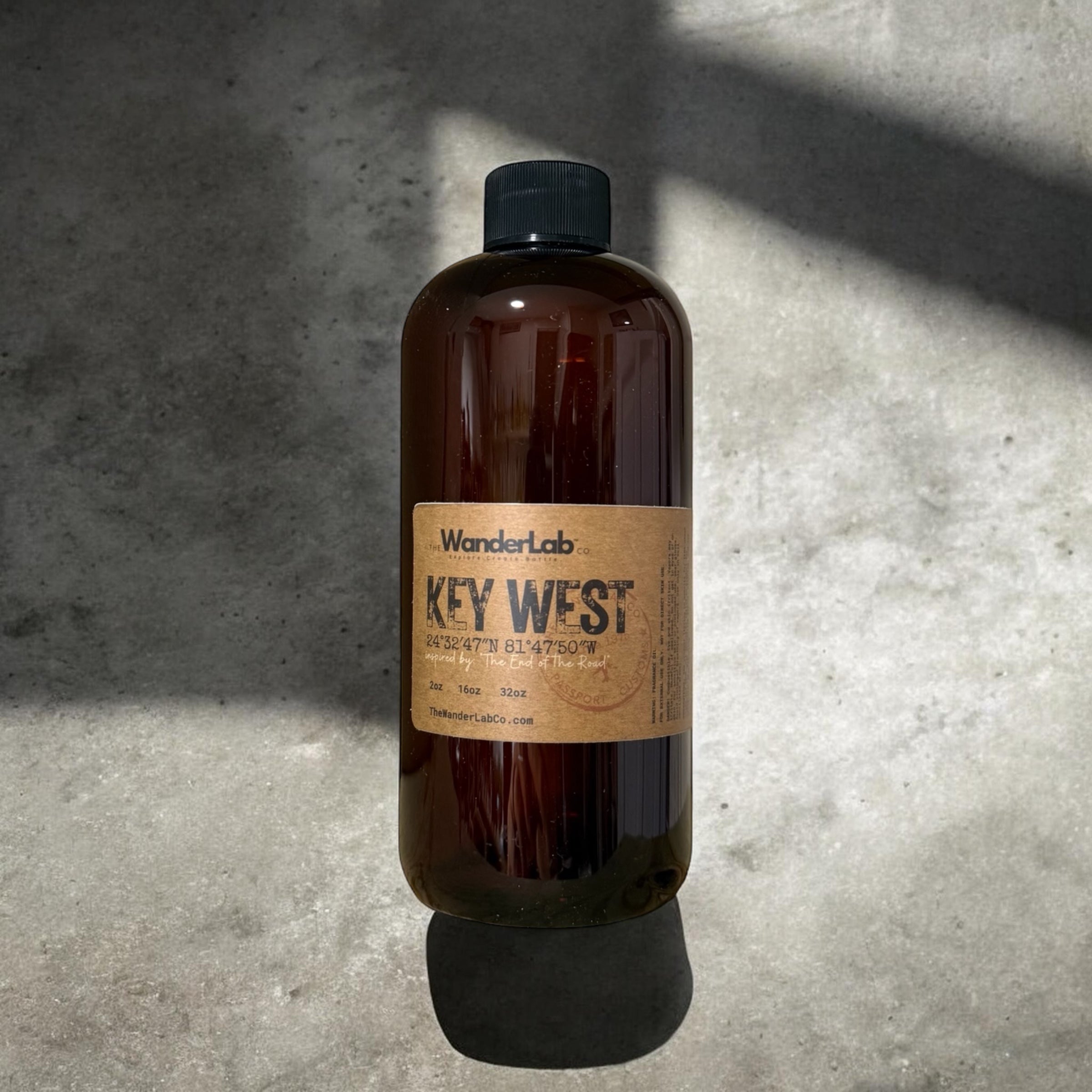 6oz bulk Key West fragrance oil for small business supplies and professional crafting.