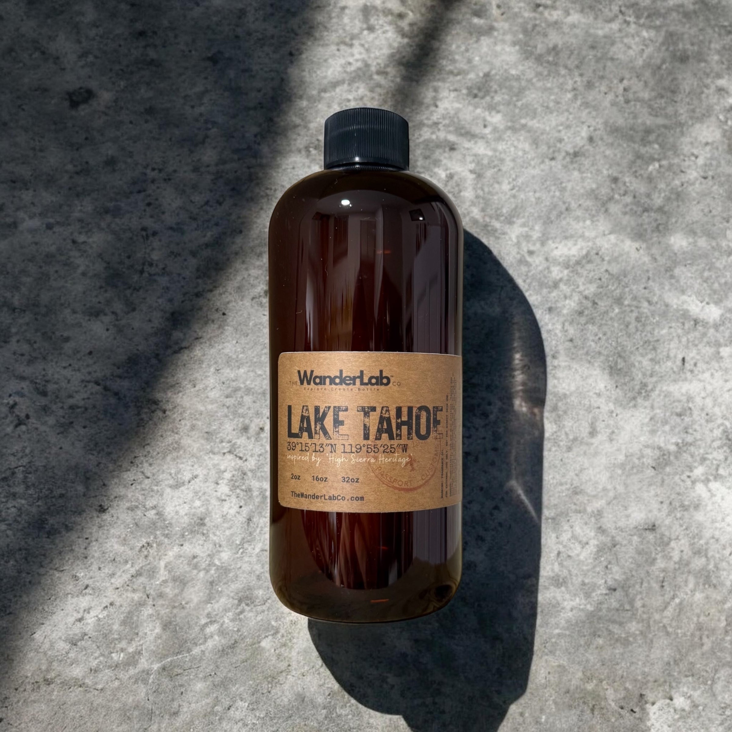 16oz bulk Lake Tahoe fragrance oil for small business supplies and professional crafting.