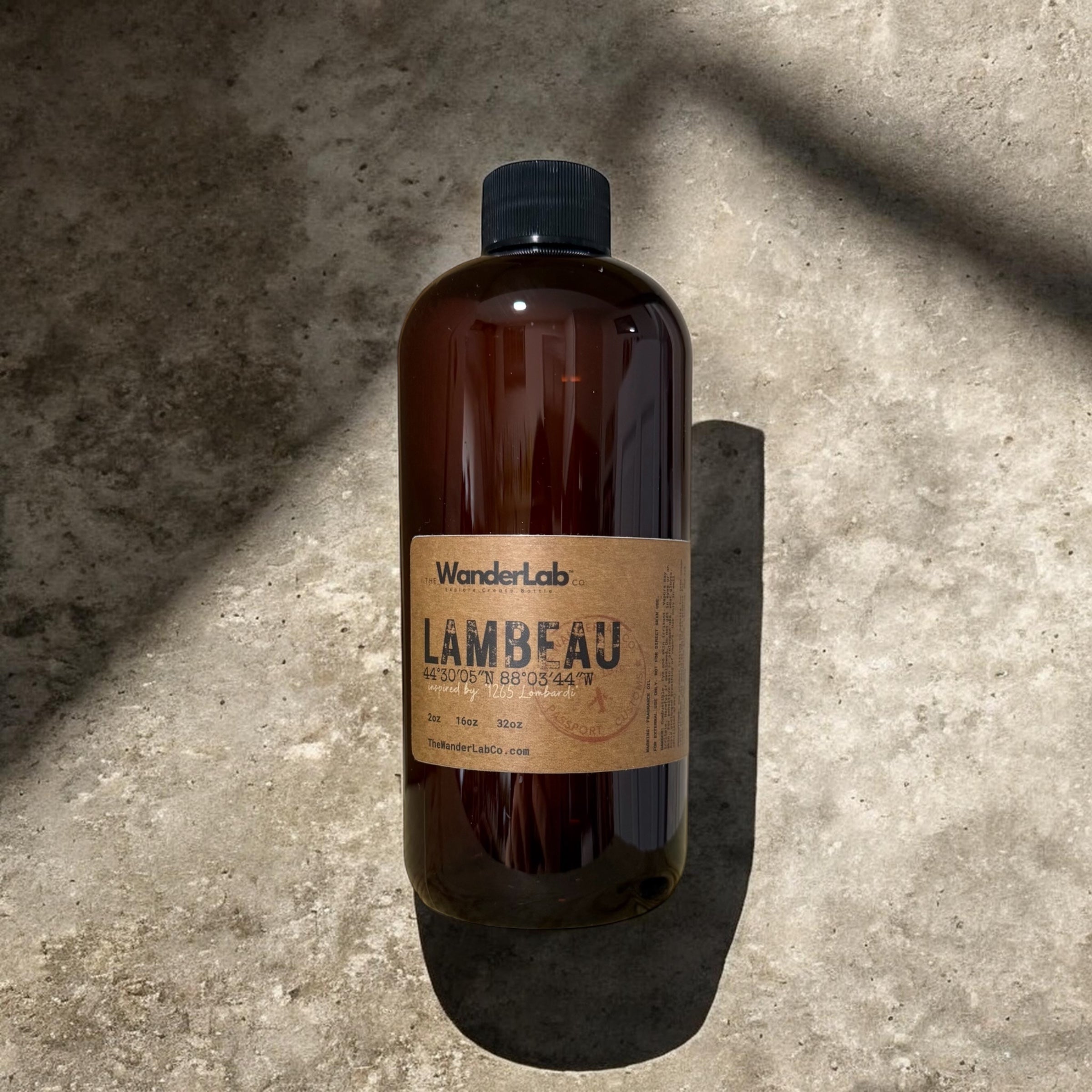 16oz bulk The Lambeau fragrance oil for small business supplies and professional crafting.