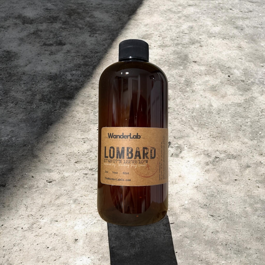 16oz bulk Lombard fragrance oil for small business supplies and professional crafting.