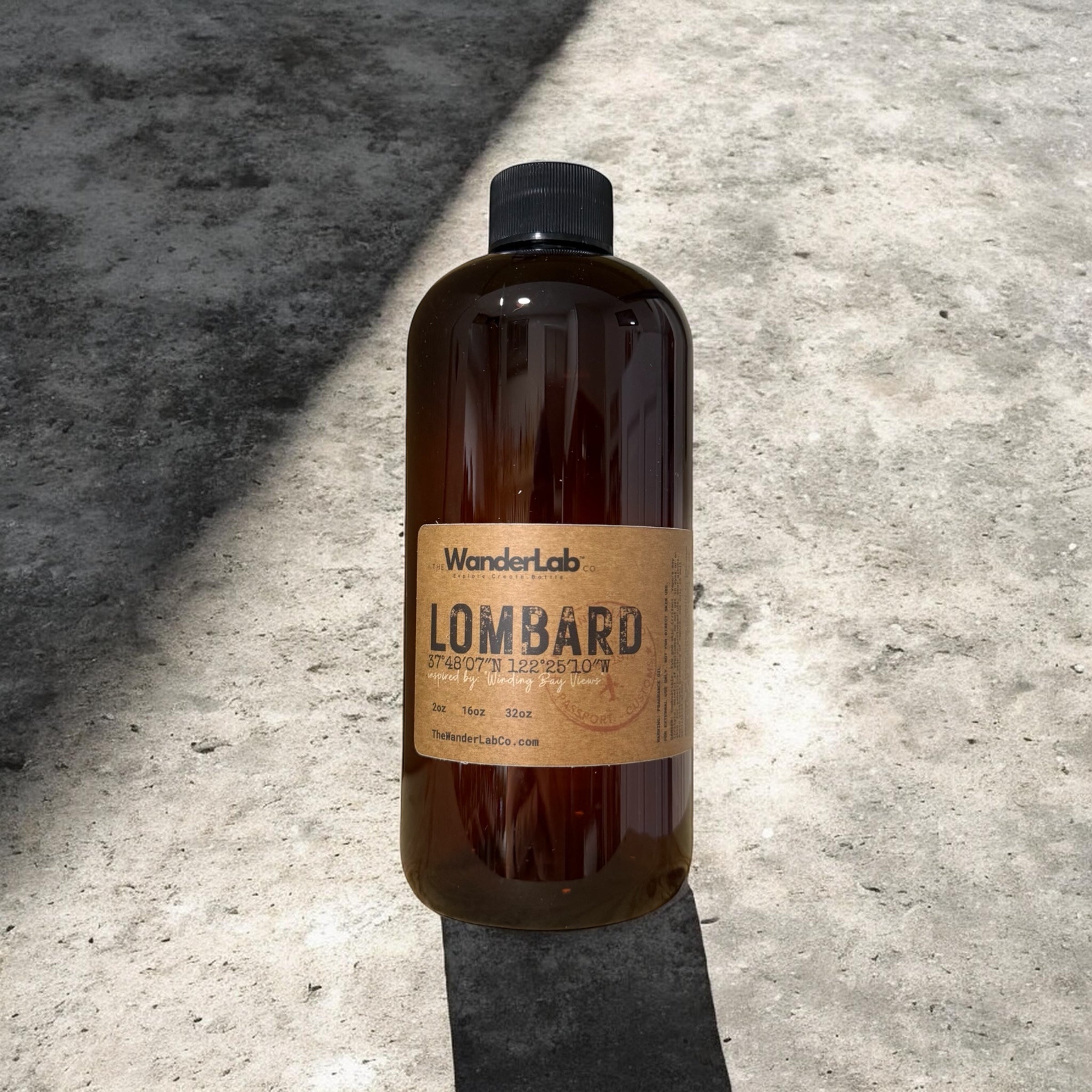 16oz bulk Lombard fragrance oil for small business supplies and professional crafting.