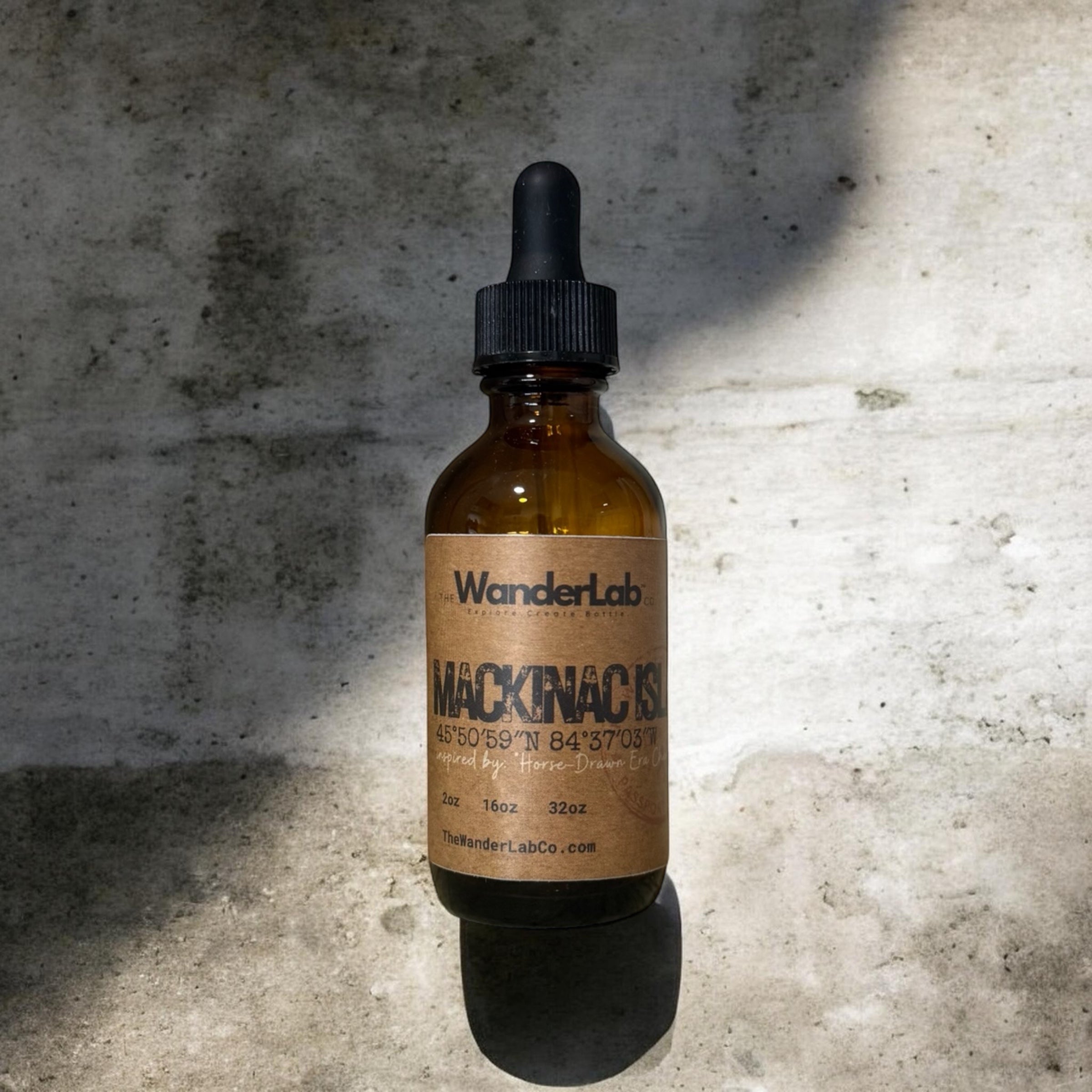 2oz sample size Mackinac Island fragrance oil for professional soap and candle makers.