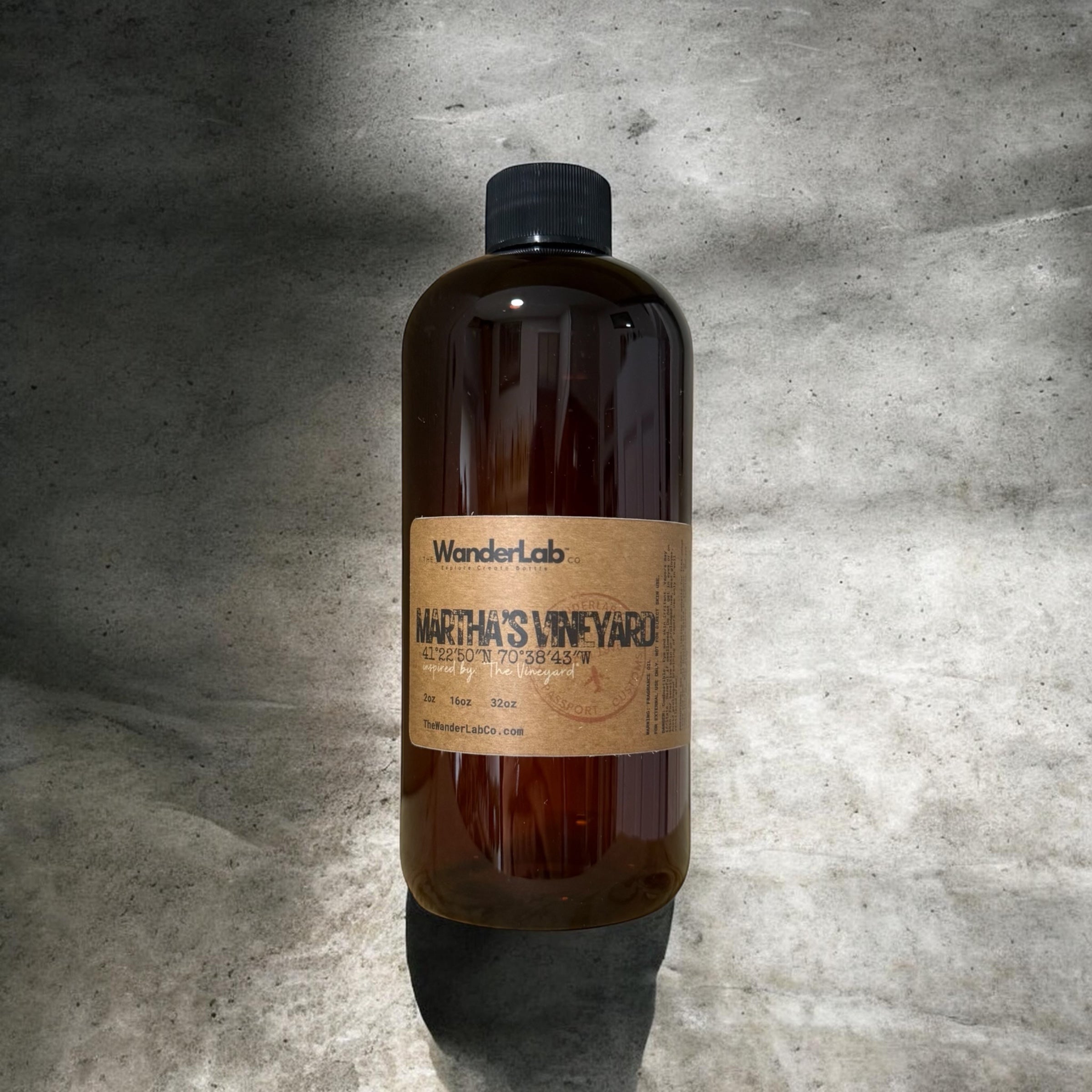 16oz bulk Marthas Vineyard fragrance oil for small business supplies and professional crafting.