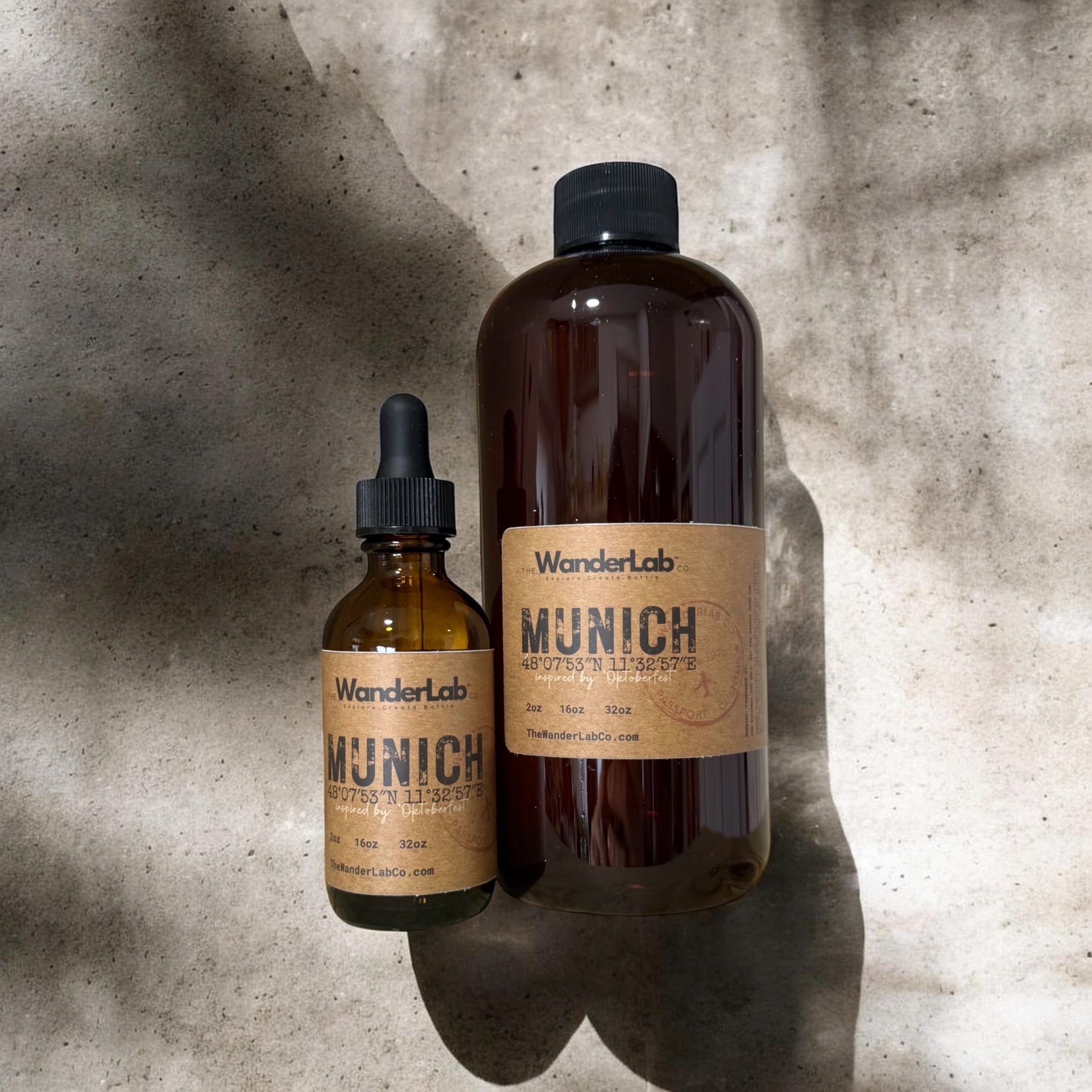 Wholesale Munich fragrance oil in 2oz and 16oz sizes for artisan makers - The WanderLab Co.