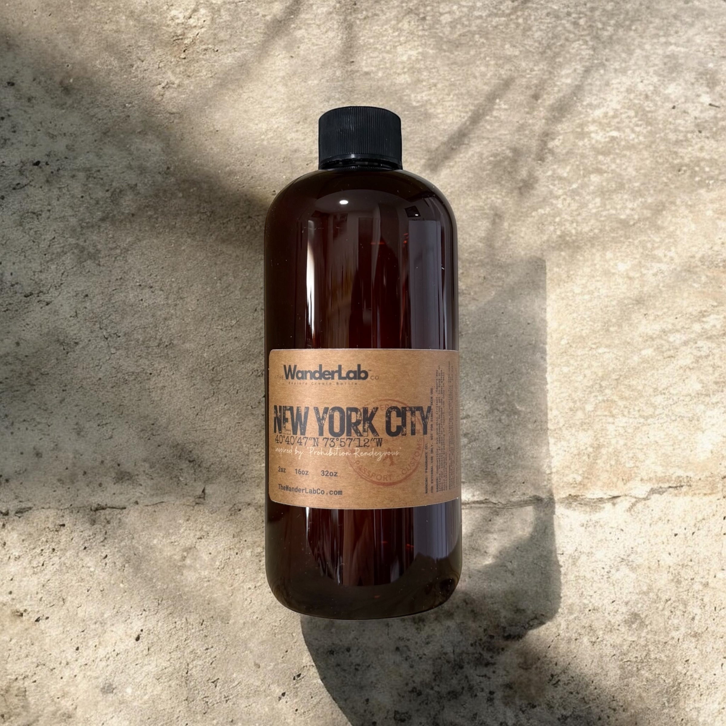 16oz bulk New York City fragrance oil for small business supplies and professional crafting.