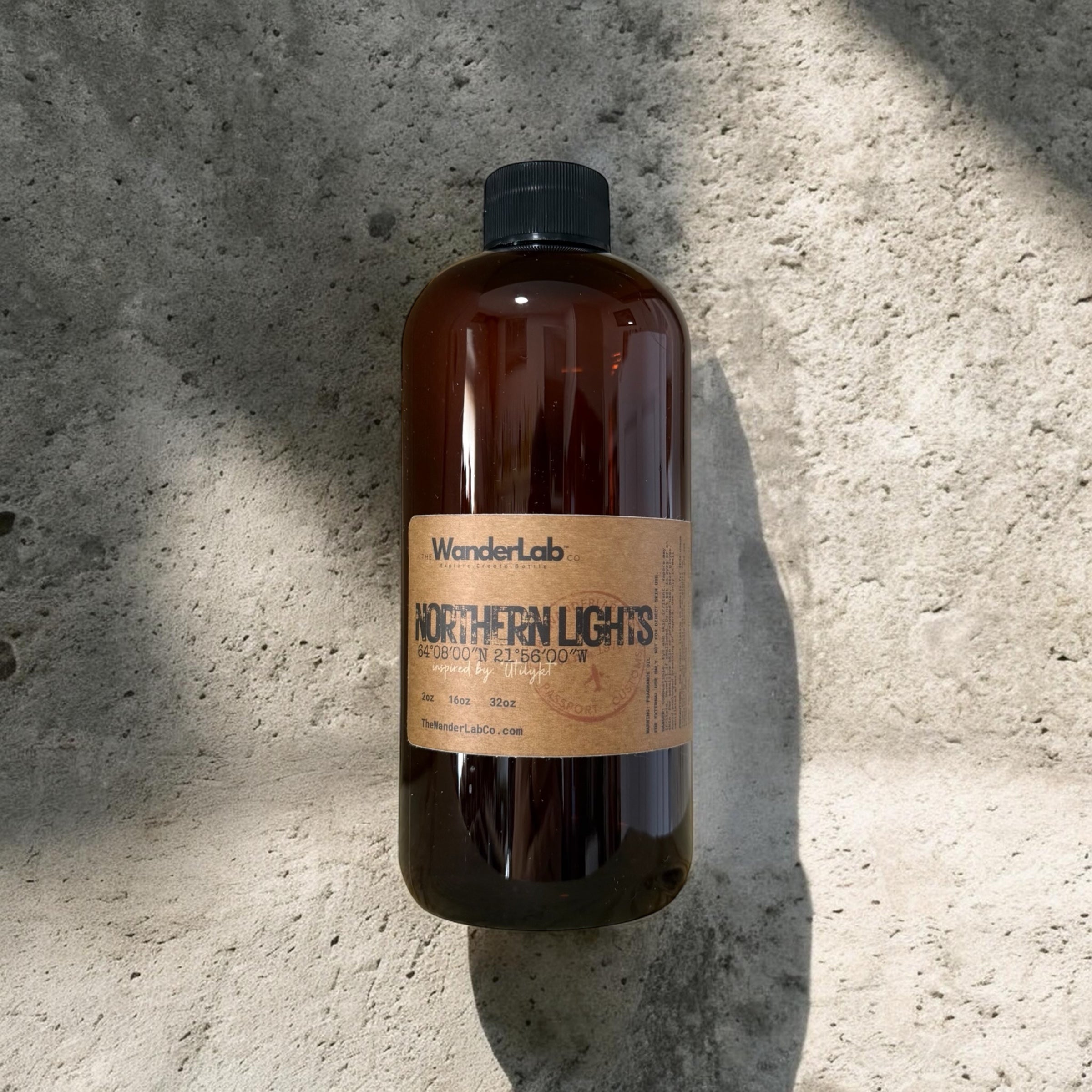 16oz bulk Northern Lights fragrance oil for small business supplies and professional crafting.