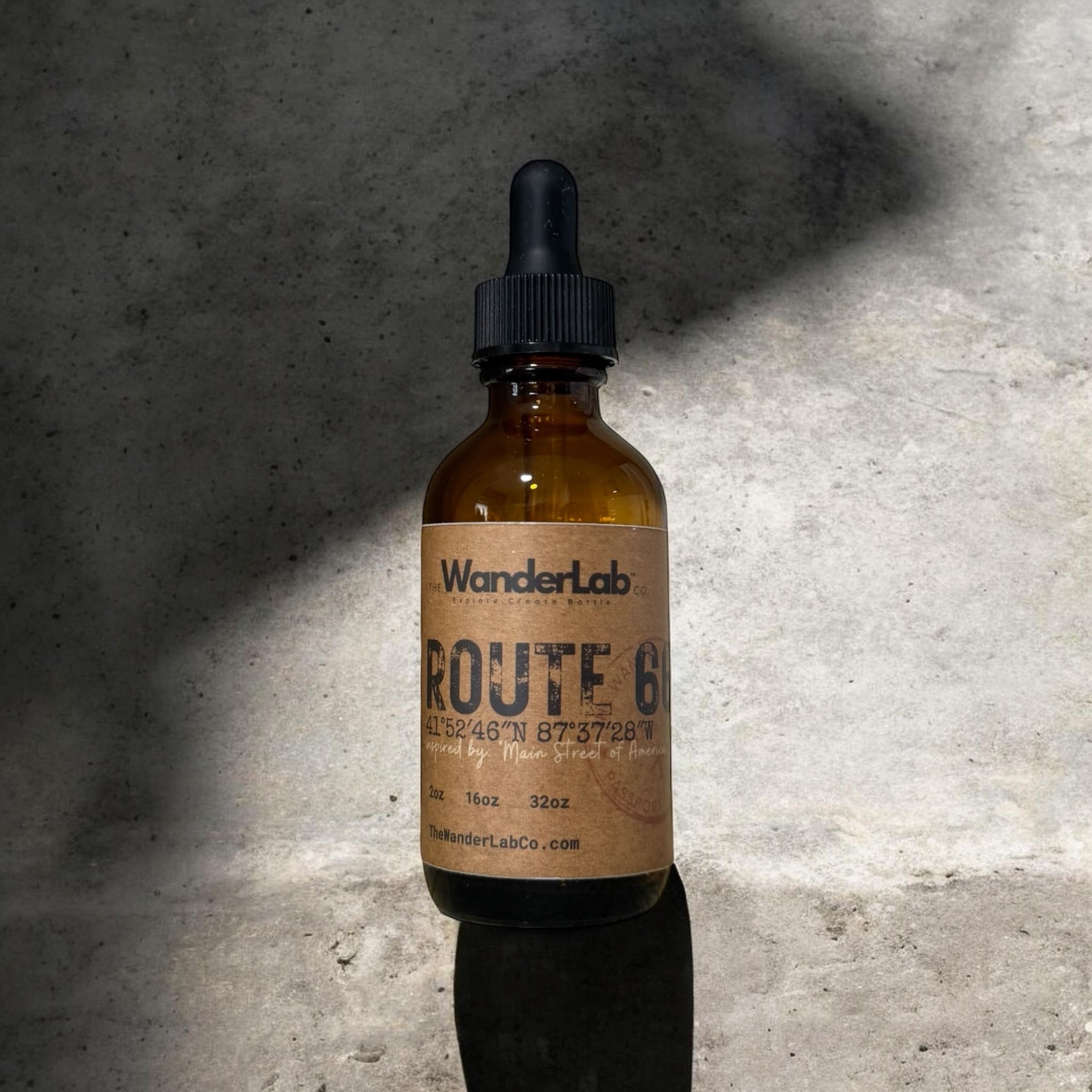 2oz sample size Route 66 fragrance oil for professional soap and candle makers.