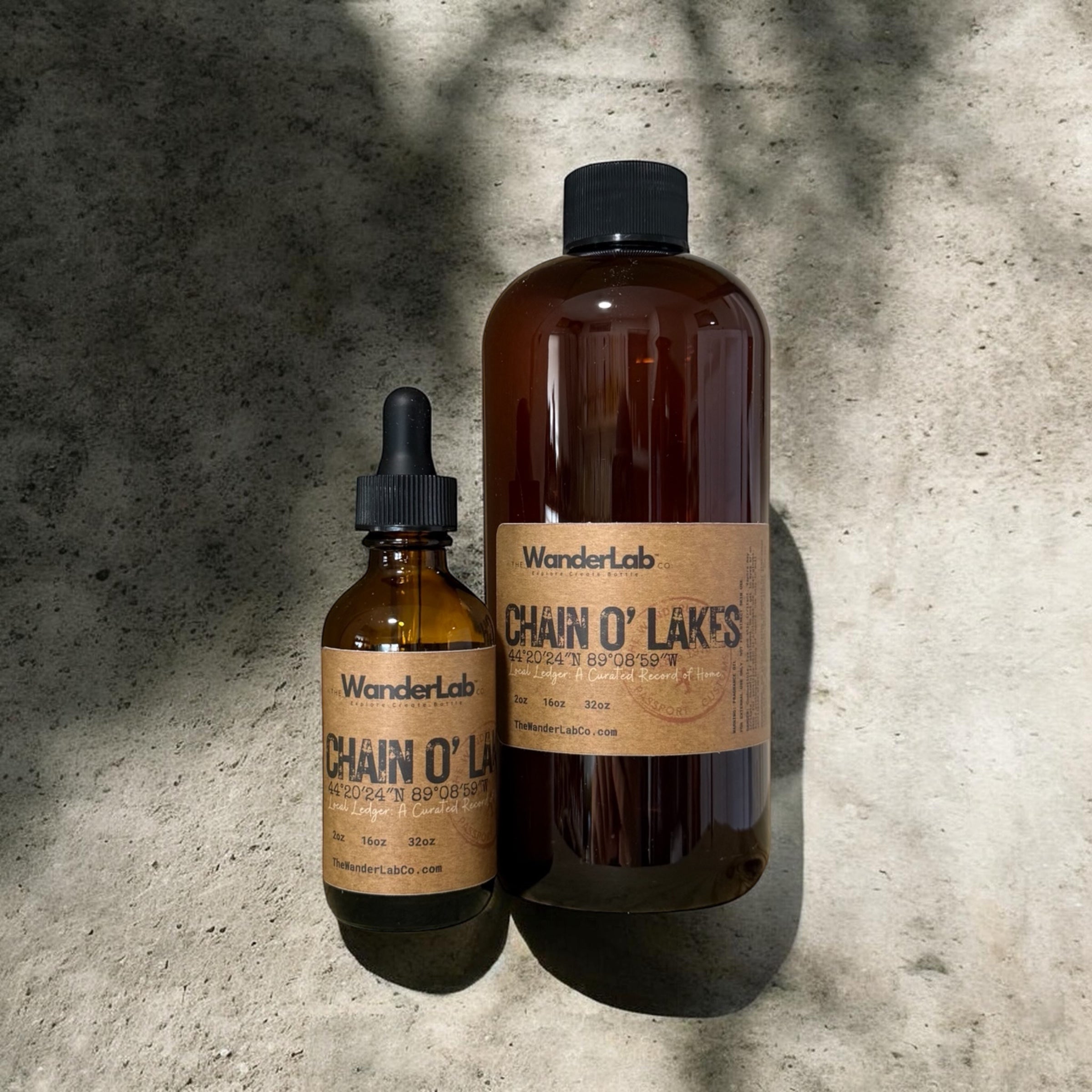 Wholesale Chain O' Lakes fragrance oil in 2oz and 16oz sizes for artisan makers - The WanderLab Co.