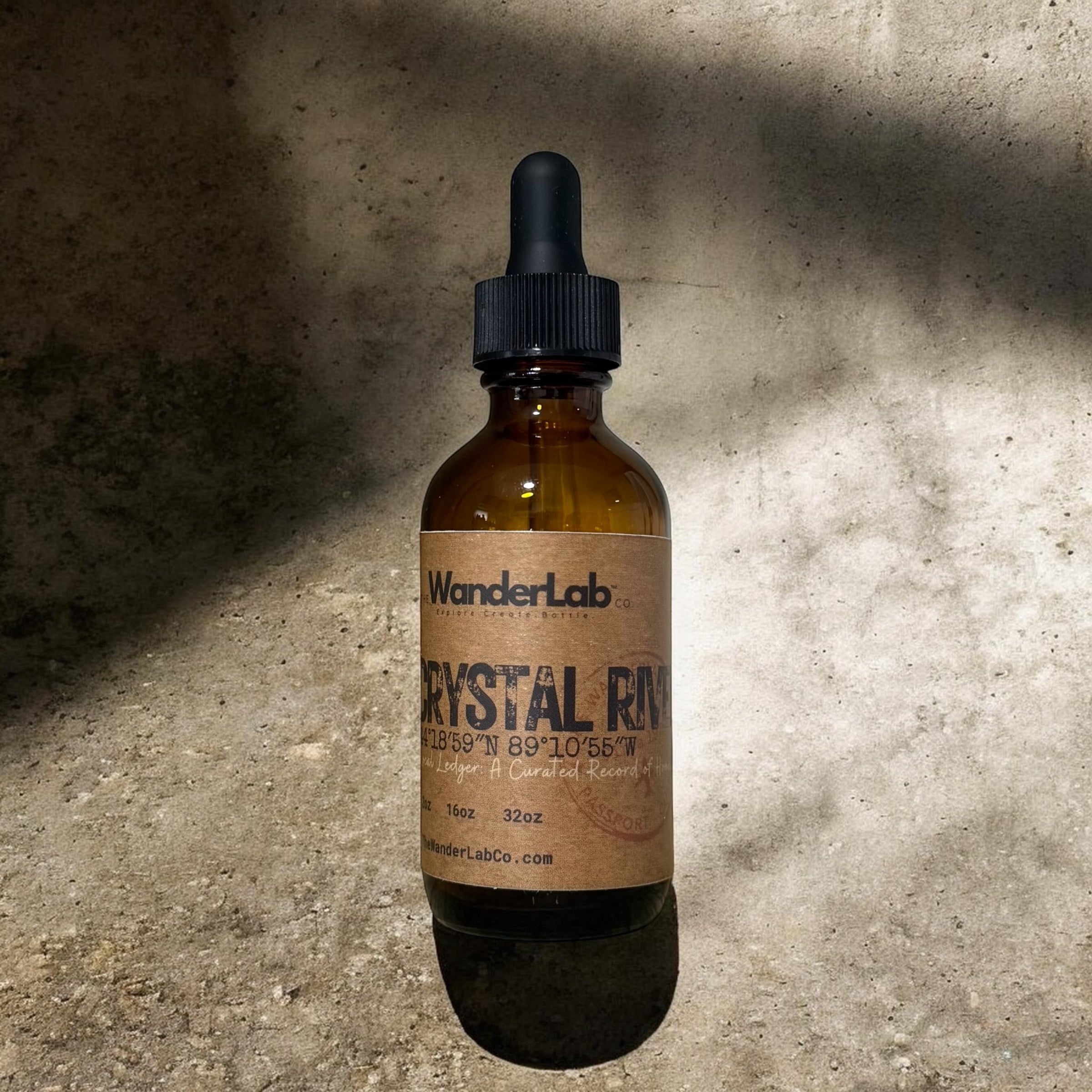 2oz sample size Crystal River fragrance oil for professional soap and candle makers.