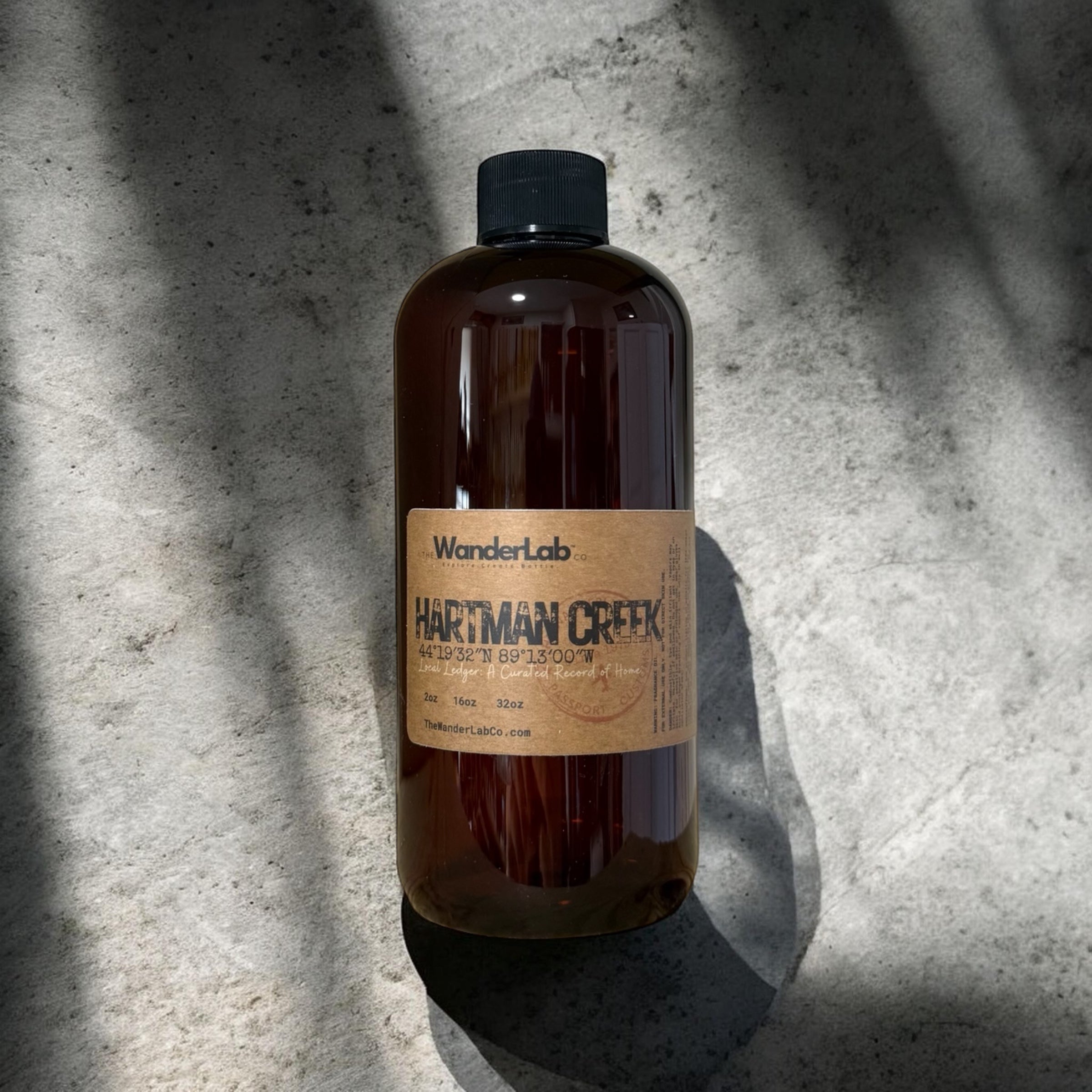 16oz bulk Hartman Creek fragrance oil for small business supplies and professional crafting.