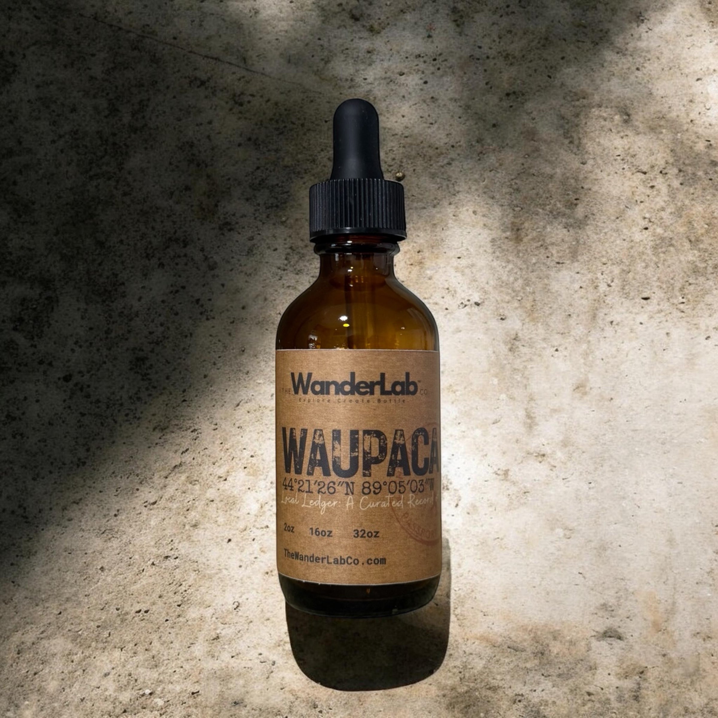 2oz sample size Waupaca fragrance oil for professional soap and candle makers.