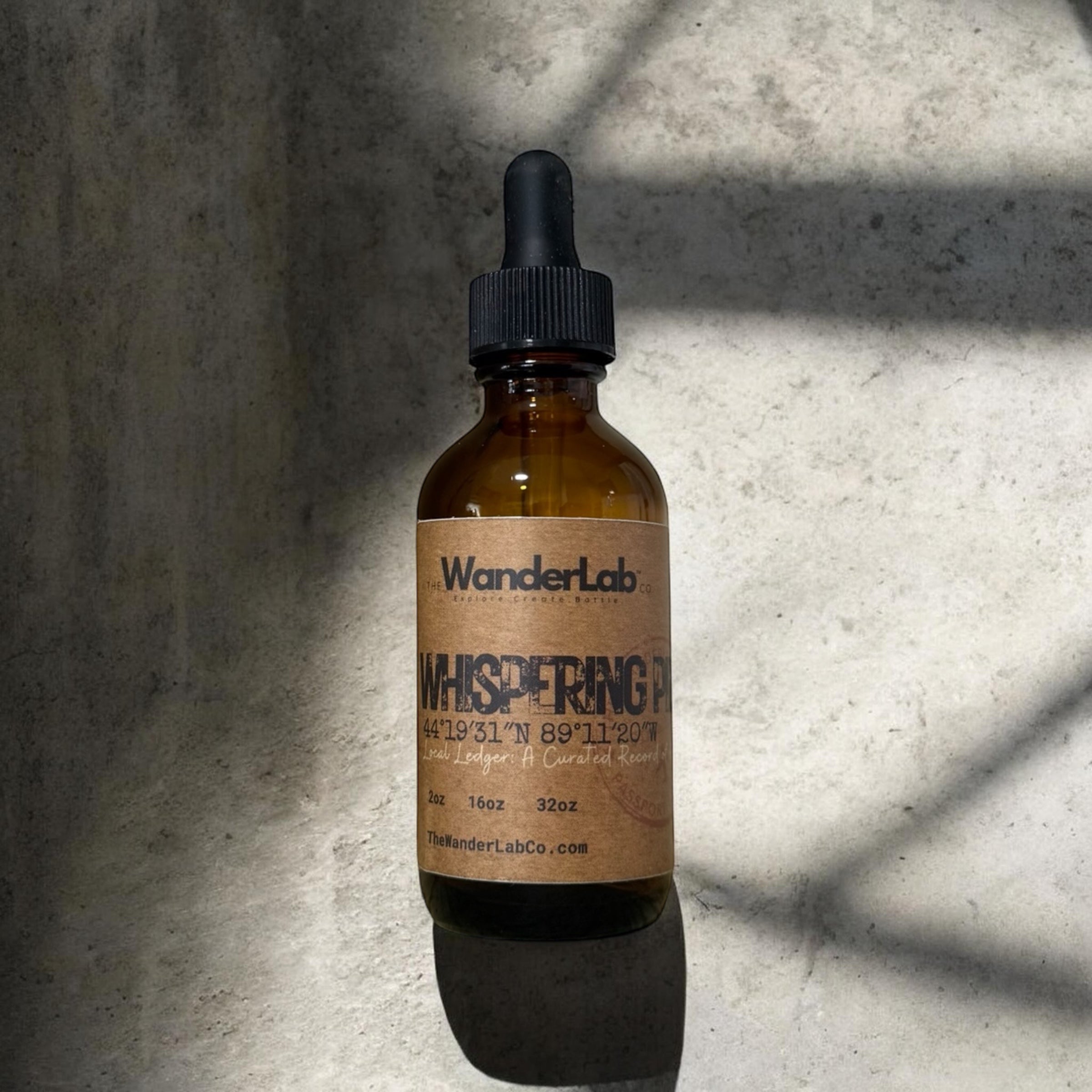 2oz sample size Whispering Pines fragrance oil for professional soap and candle makers.