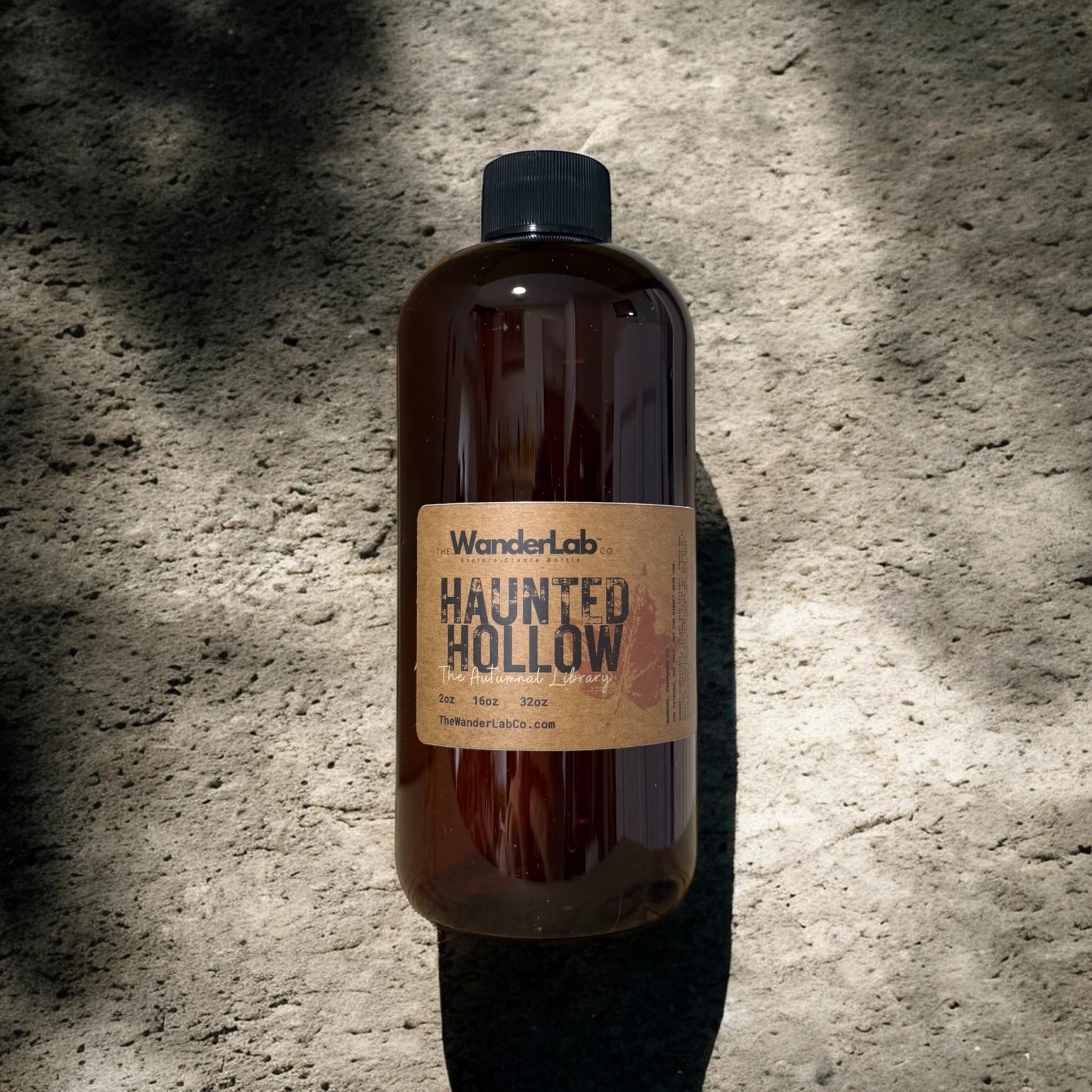 16oz bulk Haunted Hollow fragrance oil for small business supplies and professional crafting.