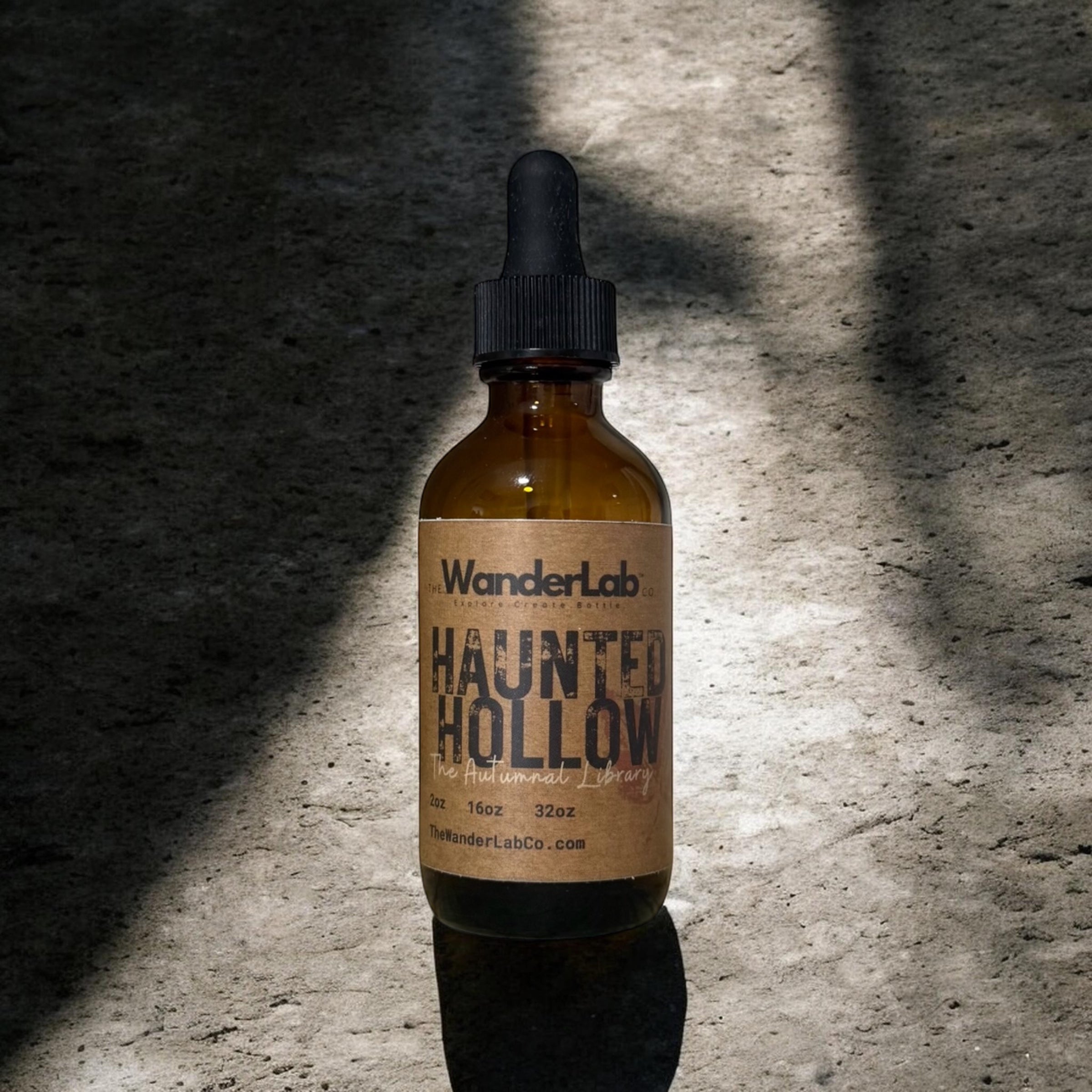 2oz sample size Haunted Hollow fragrance oil for professional soap and candle makers.