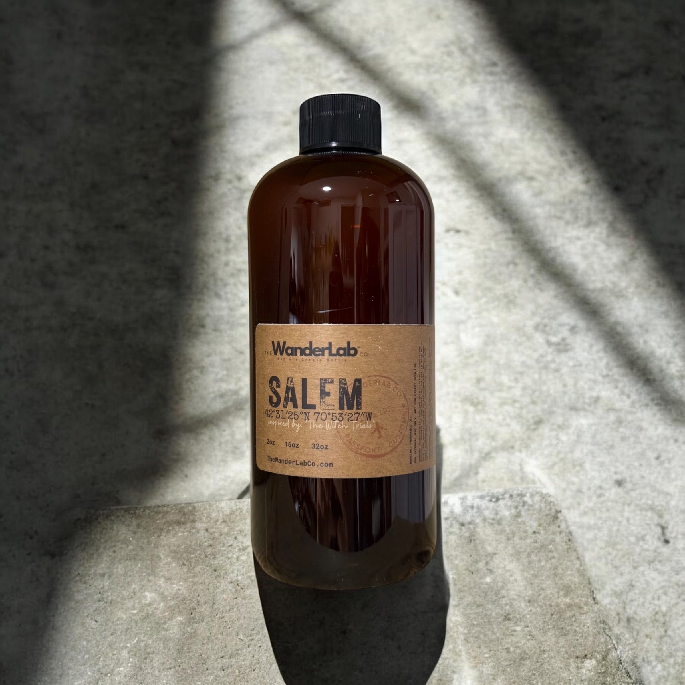 16oz bulk Salem fragrance oil for small business supplies and professional crafting.