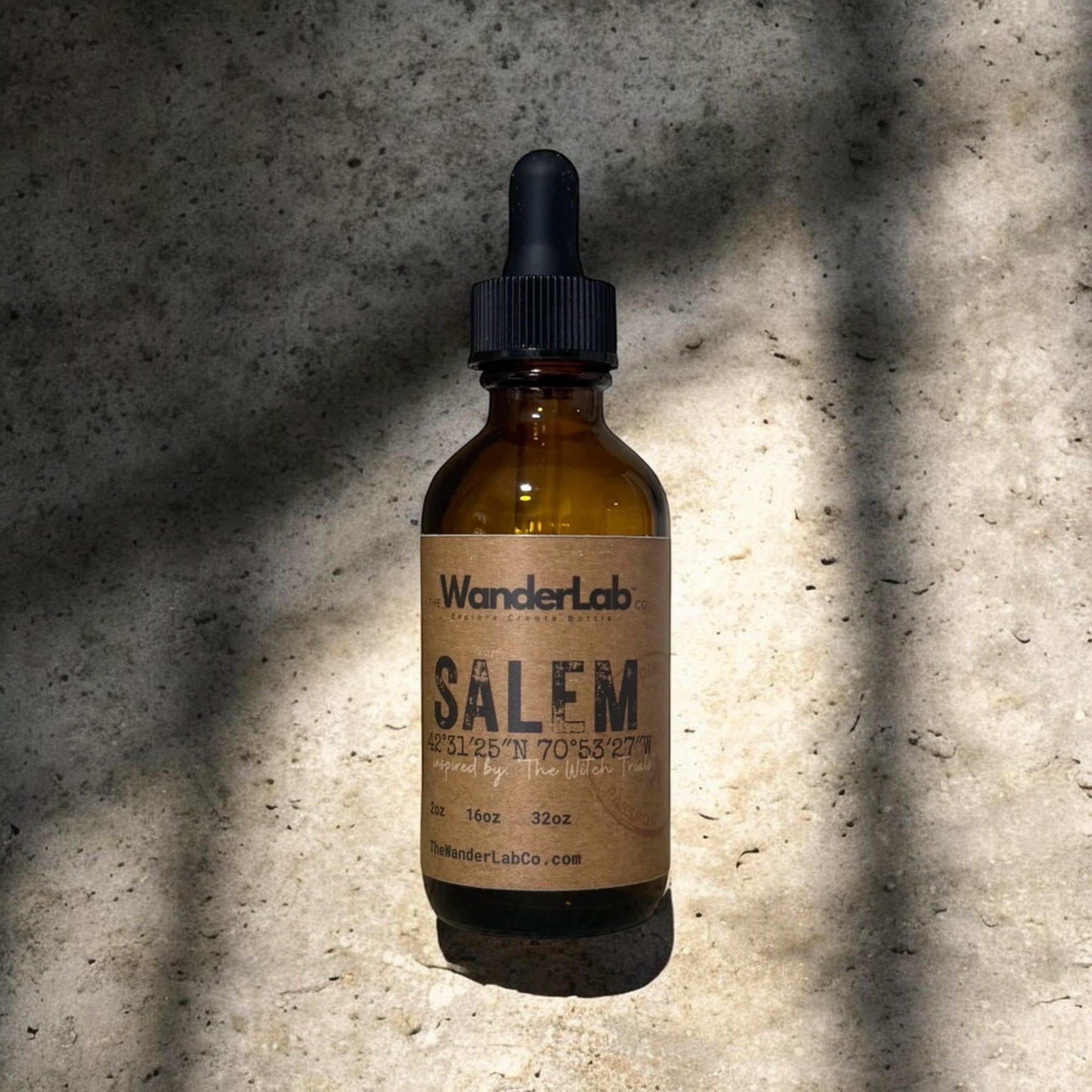 2oz sample size Salem fragrance oil for professional soap and candle makers.