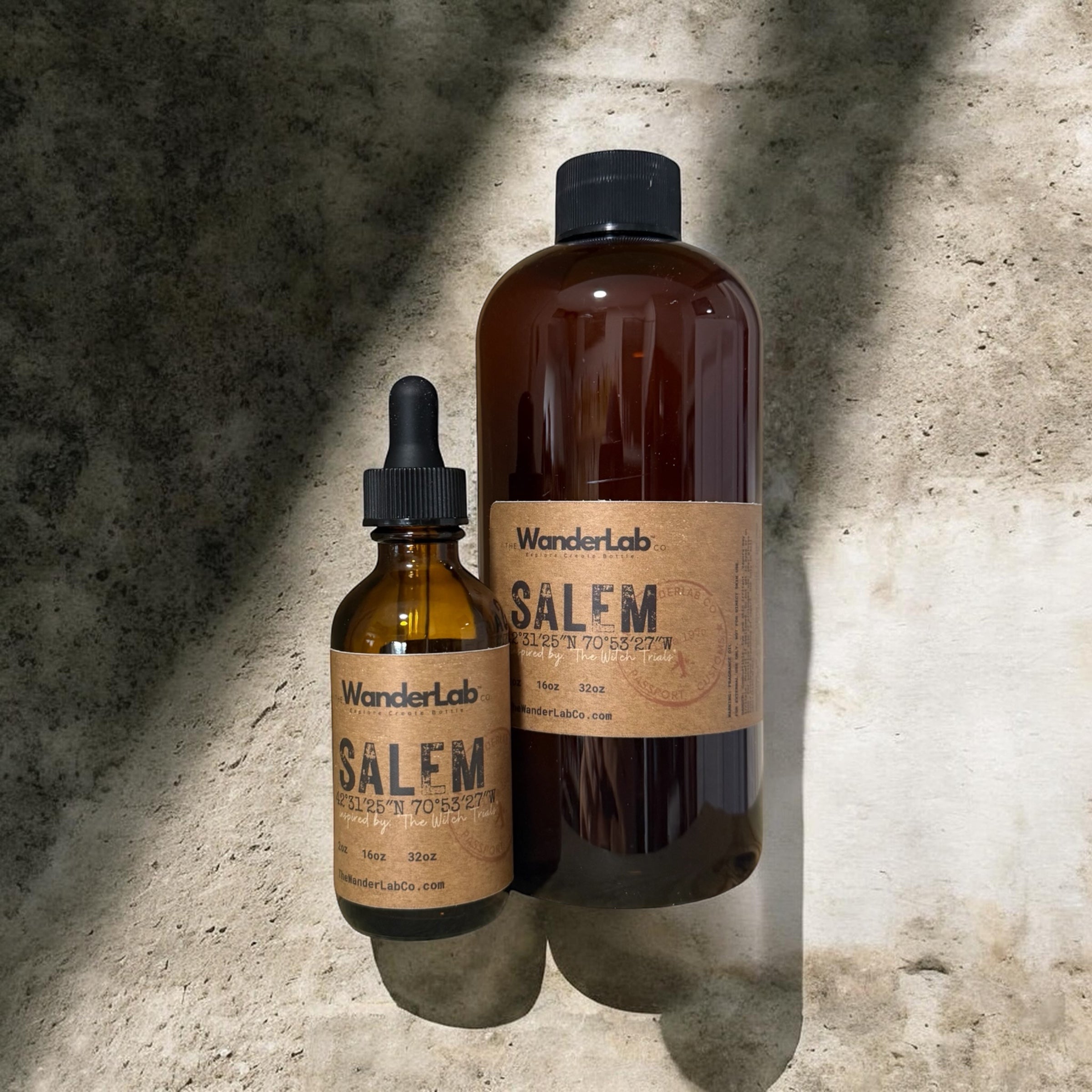 Wholesale Salem fragrance oil in 2oz and 16oz sizes for artisan makers - The WanderLab Co.