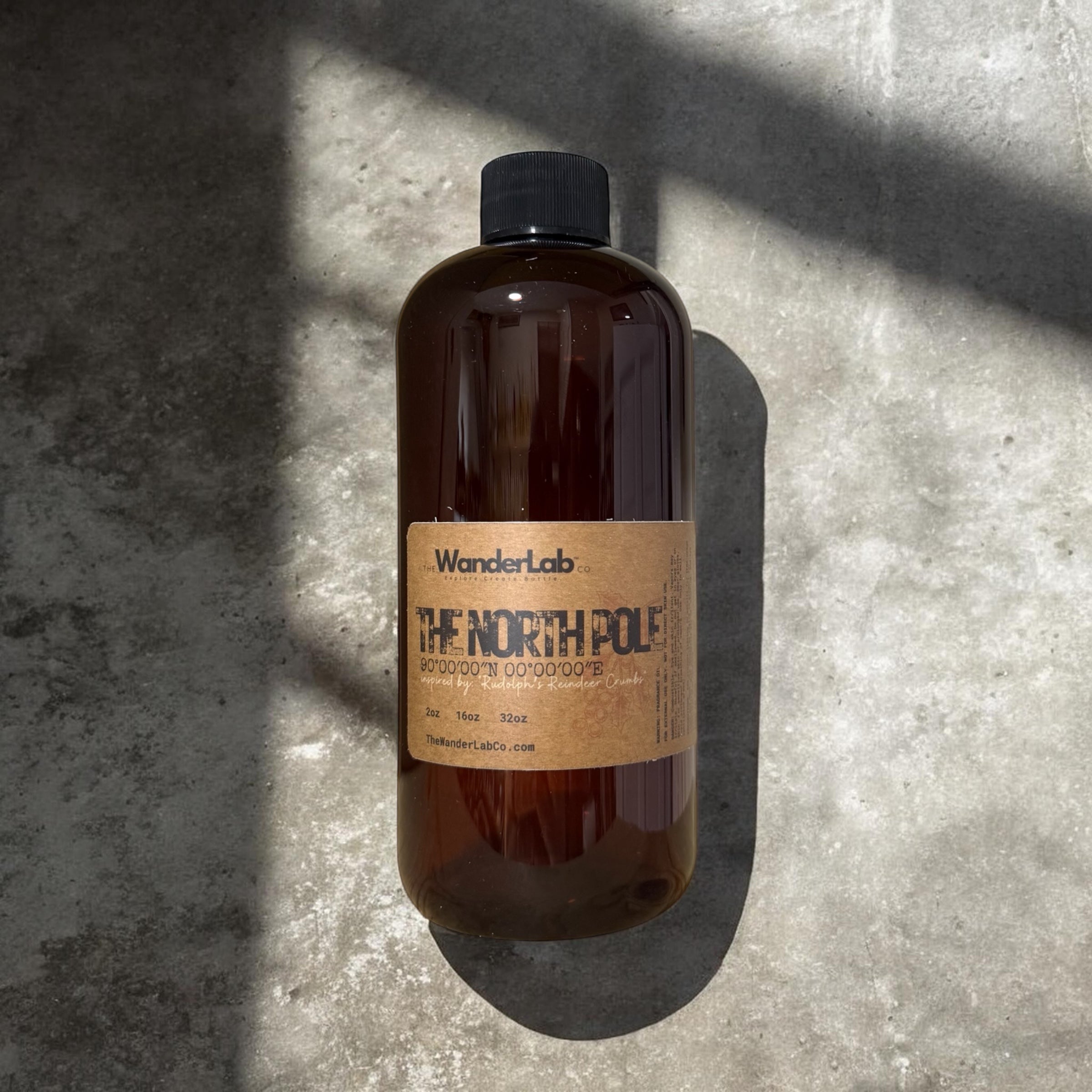 16oz bulk The North Pole fragrance oil for small business supplies and professional crafting.