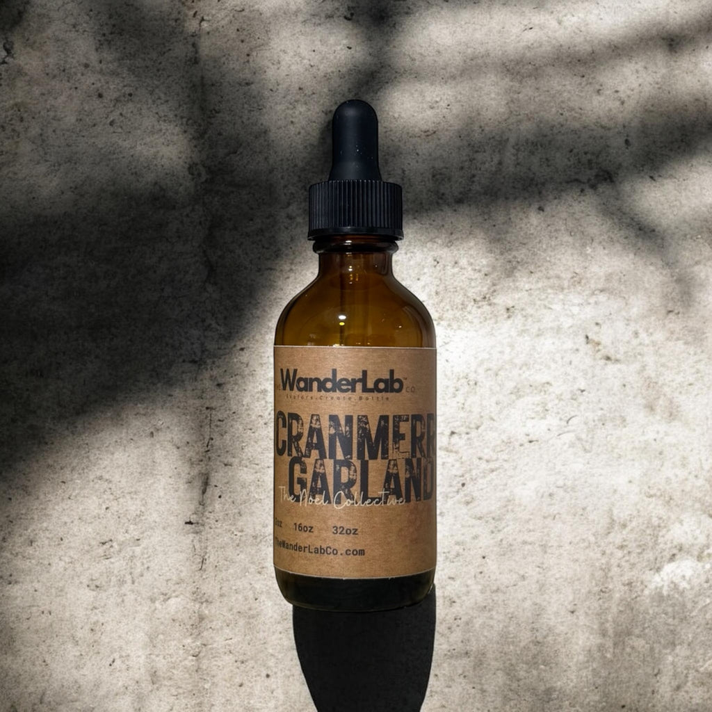 2oz sample size Cranmerry Garland fragrance oil for professional soap and candle makers.