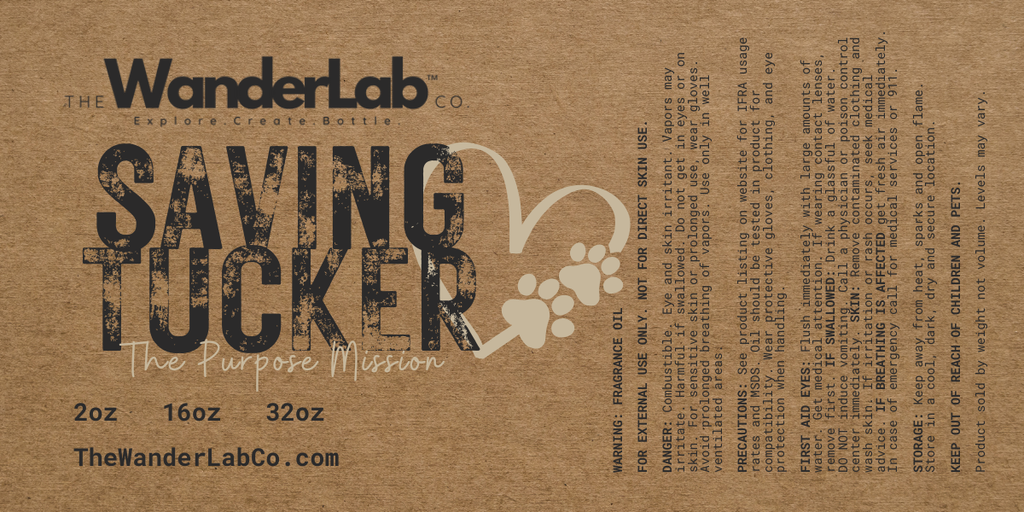 SAVING TUCKER // Purpose Mission Fragrance Oil